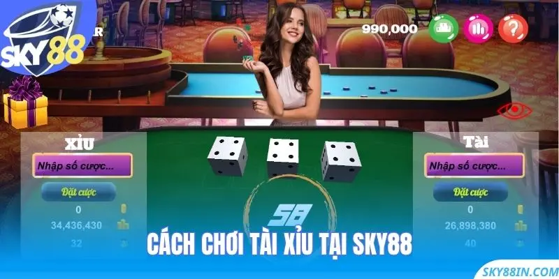 Cách chơi Tài Xỉu tại Sky88